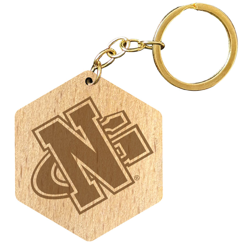 North Georgia Nighhawks 2" Engraved Wooden Hexagon Keychain Officially Licensed Collegiate Product Single