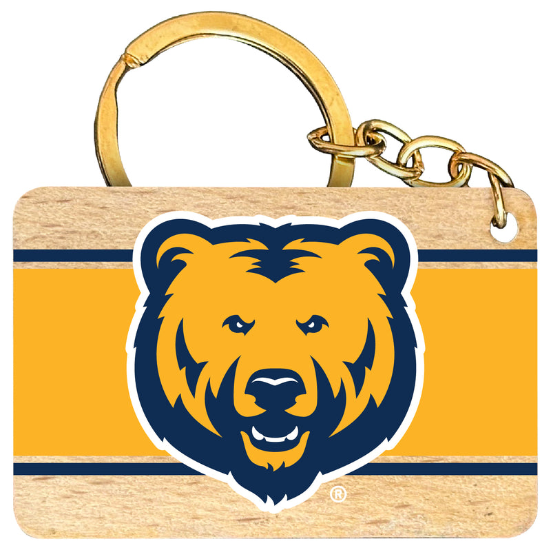 Northern Colorado Bears Flat Wood Keychain 1.5" x 2.5" Officially Licensed Collegiate Product Single