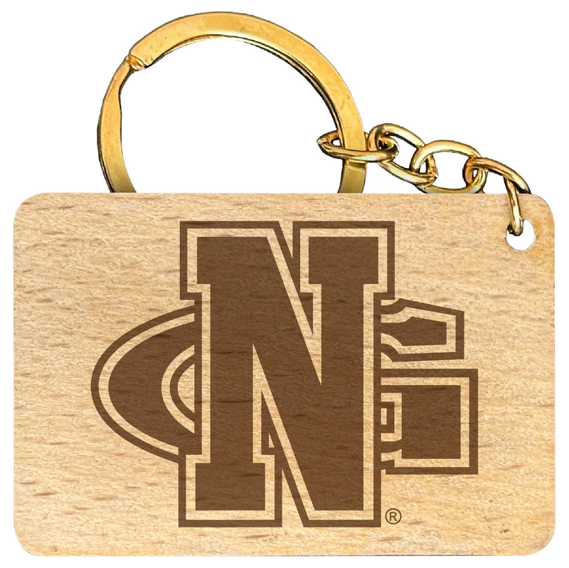 North Georgia Nighhawks Engraved Flat Wood Keychain 1.5" x 2.5" Officially Licensed Collegiate Product Single