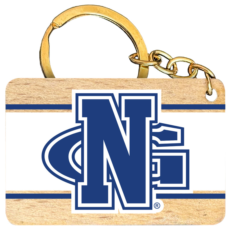 North Georgia Nighhawks Flat Wood Keychain 1.5" x 2.5" Officially Licensed Collegiate Product 2-Pack