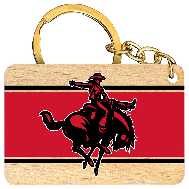 Northwestern Oklahoma State University Flat Wood Keychain 1.5" x 2.5" Officially Licensed Collegiate Product Single