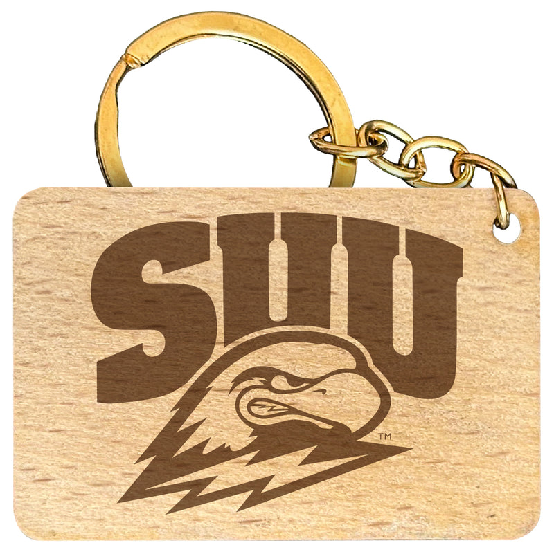 Southern Utah University Engraved Flat Wood Keychain 1.5" x 2.5" Officially Licensed Collegiate Product Single