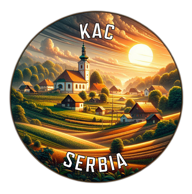 Kac Serbia Souvenir Vinyl Decal Sticker 6-Inch