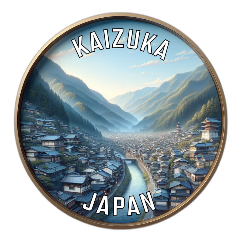 Kaizuka Japan Souvenir Die Cut Flat Magnet 2-Inch
