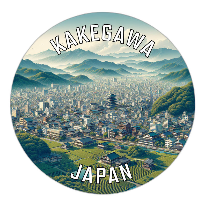 Kakegawa Japan Souvenir Vinyl Decal Sticker 2-Inch