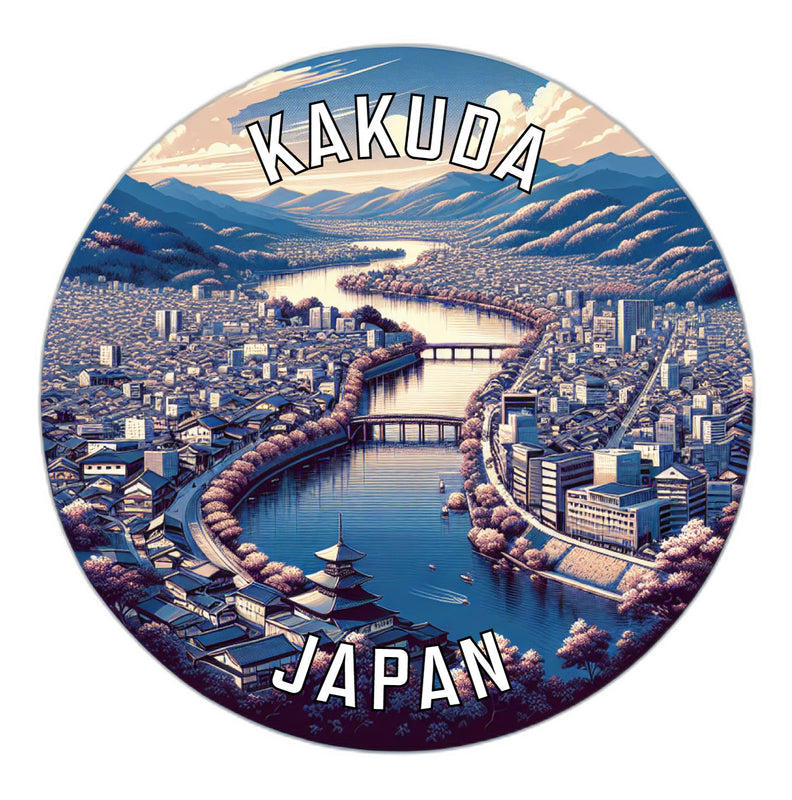Kakuda Japan Souvenir Vinyl Decal Sticker 2-Inch