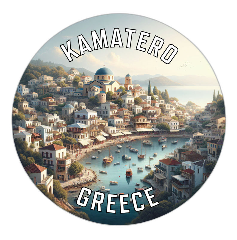 Kamatero Greece Souvenir Vinyl Decal Sticker 2-Inch