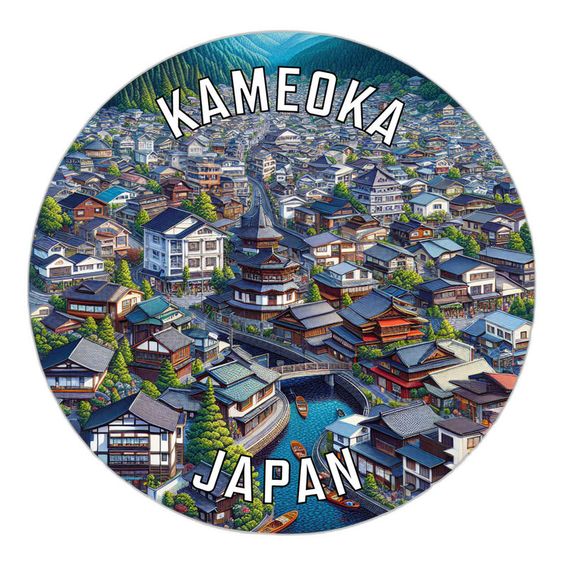 Kameoka Japan Souvenir Vinyl Decal Sticker 3-Inch