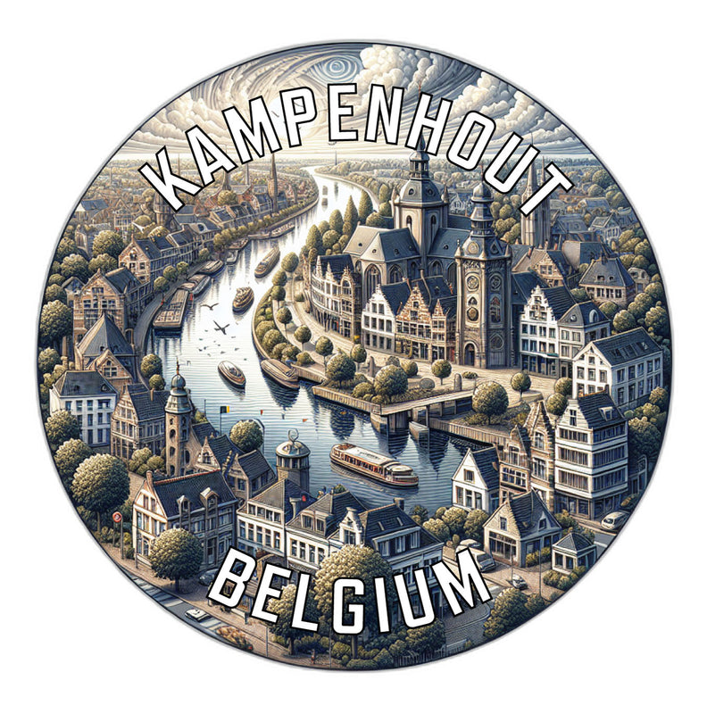 Kampenhout Belgium Souvenir Vinyl Decal Sticker 2-Inch