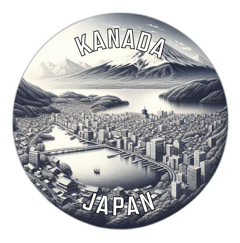 Kanada Japan Souvenir Vinyl Decal Sticker 6-Inch