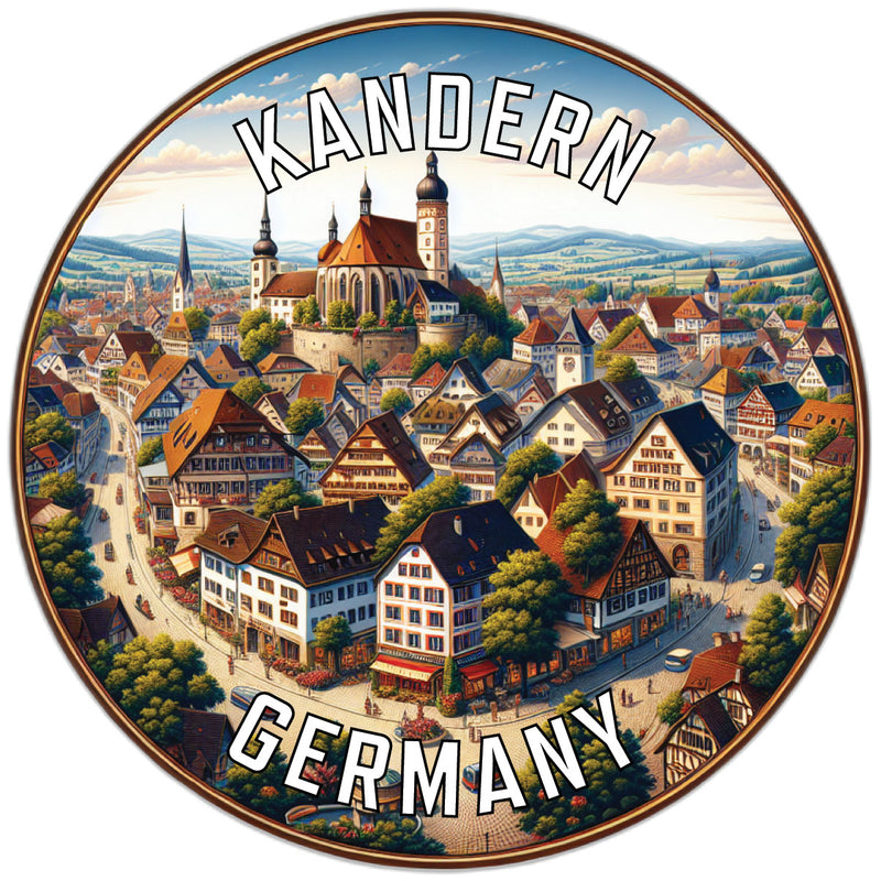 Kandern Germany Souvenir Die Cut Flat Magnet 2-Inch