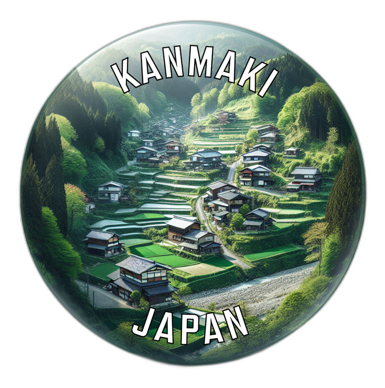 Kanmaki Japan Souvenir Die Cut Flat Magnet 6-Inch