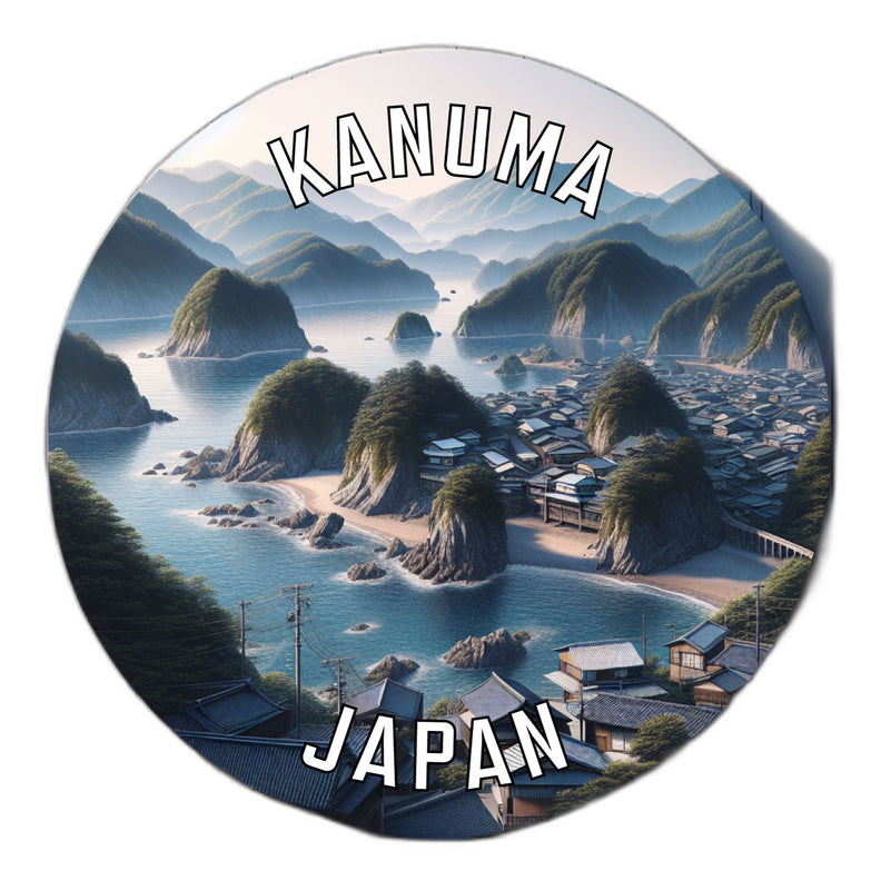 Kanuma Japan Souvenir Vinyl Decal Sticker 2-Inch