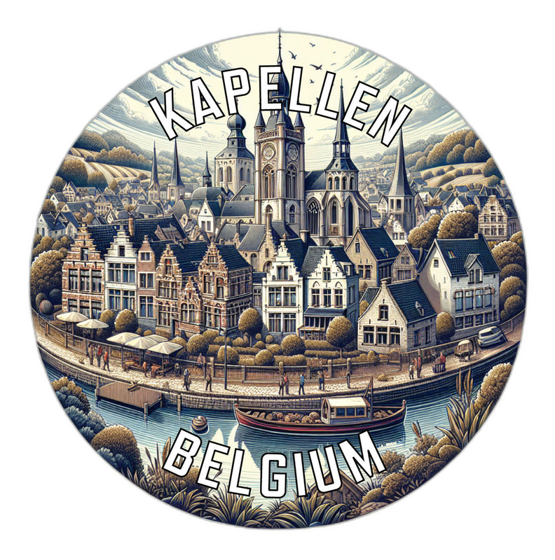 Kapellen Belgium Souvenir Vinyl Decal Sticker 2-Inch