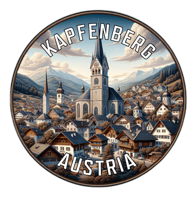 Kapfenberg Austria Souvenir Vinyl Decal Sticker 6-Inch