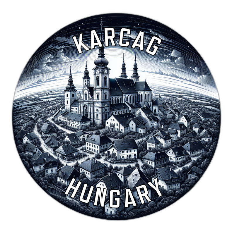 Karcag Hungary Souvenir Vinyl Decal Sticker 6-Inch