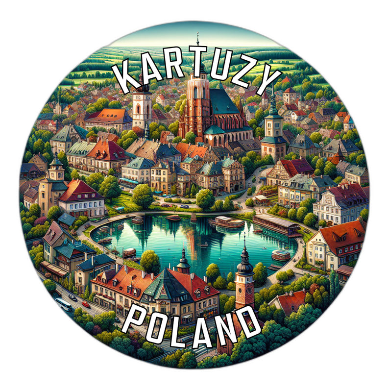Kartuzy Poland Souvenir Vinyl Decal Sticker 6-Inch