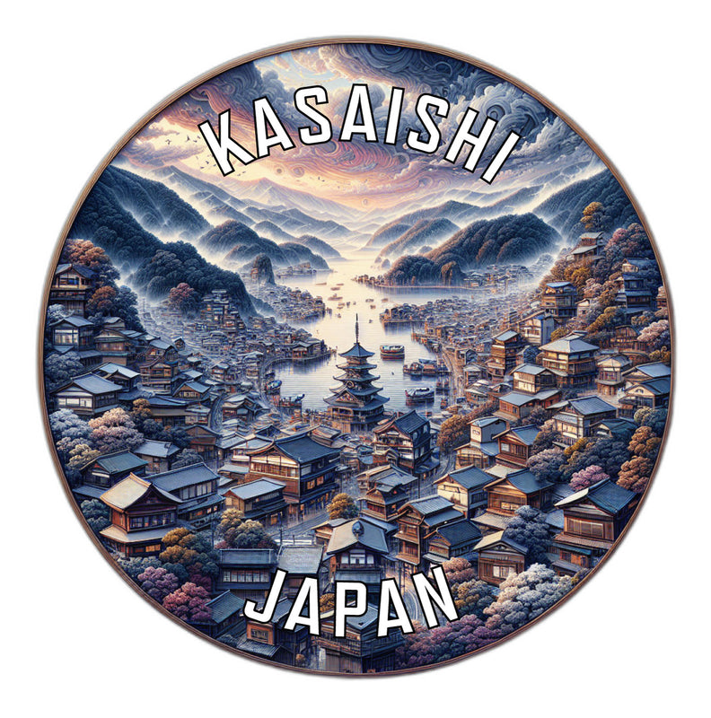 Kasaishi Japan Souvenir Vinyl Decal Sticker 6-Inch