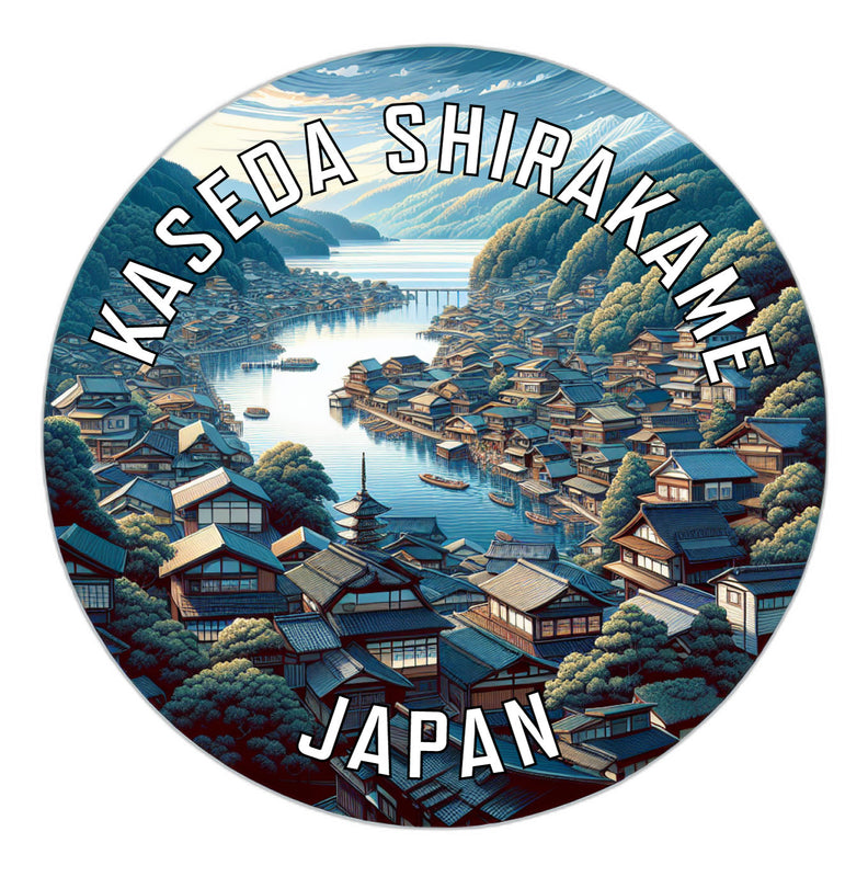 Kaseda shirakame Japan Souvenir Die Cut Flat Magnet 6-Inch