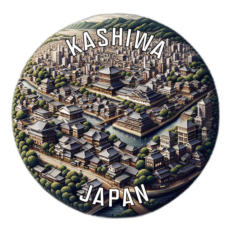 Kashiwa Japan Souvenir Die Cut Flat Magnet 6-Inch