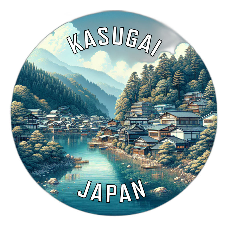Kasugai Japan Souvenir Vinyl Decal Sticker 2-Inch