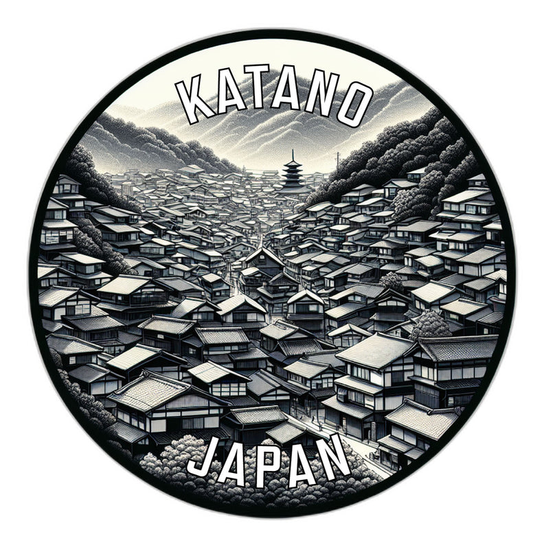 Katano Japan Souvenir Vinyl Decal Sticker 6-Inch
