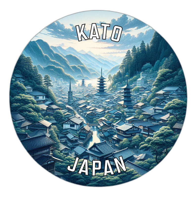 Kato Japan Souvenir Vinyl Decal Sticker 2-Inch