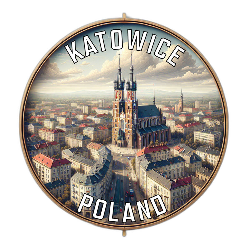 Katowice Poland Souvenir Vinyl Decal Sticker 2-Inch