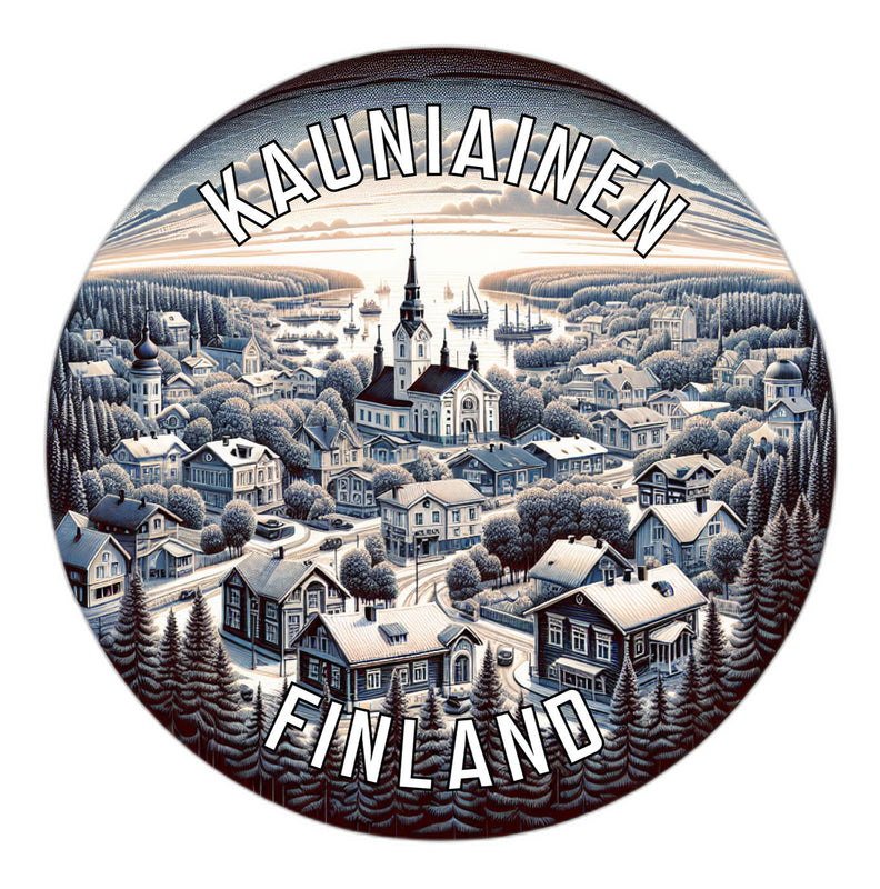 Kauniainen Finland Souvenir Vinyl Decal Sticker 2-Inch