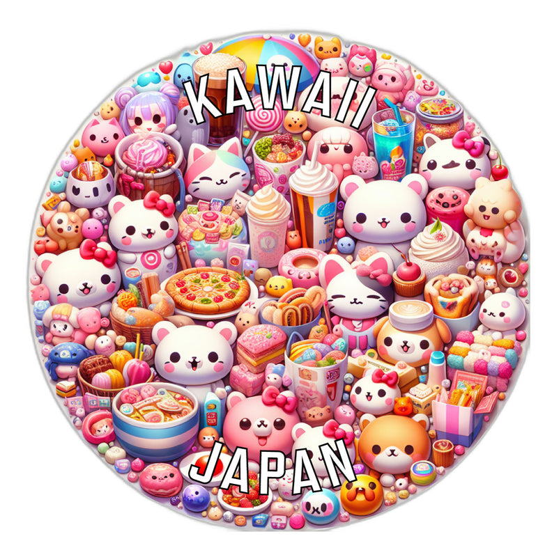 Kawaii Japan Souvenir Vinyl Decal Sticker 2-Inch