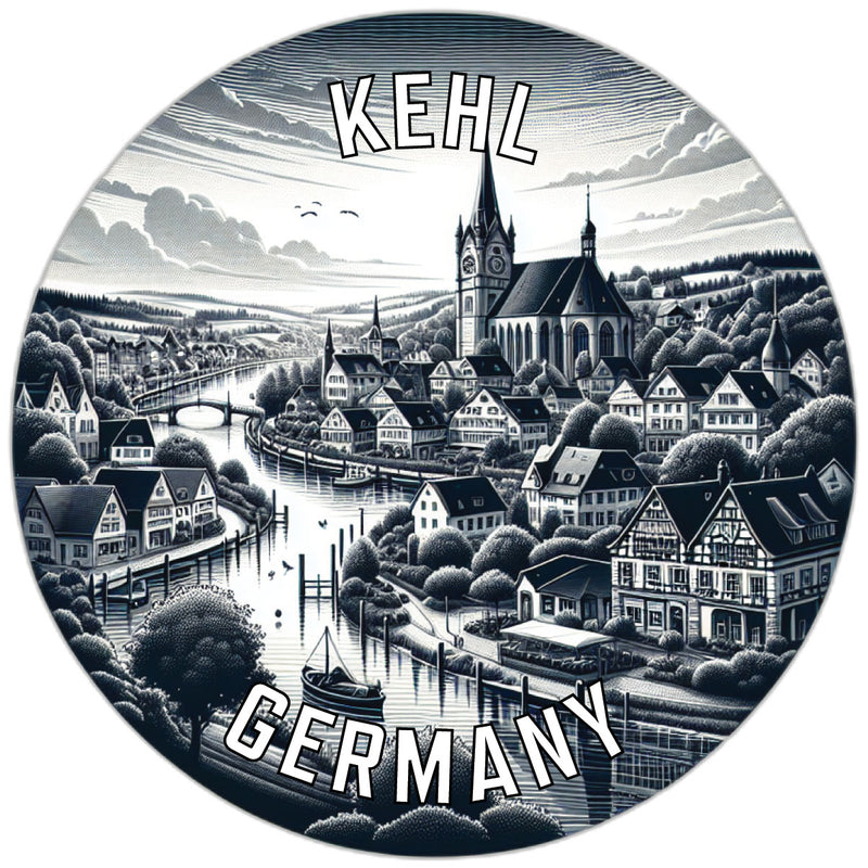 Kehl Germany Souvenir Die Cut Flat Magnet 6-Inch