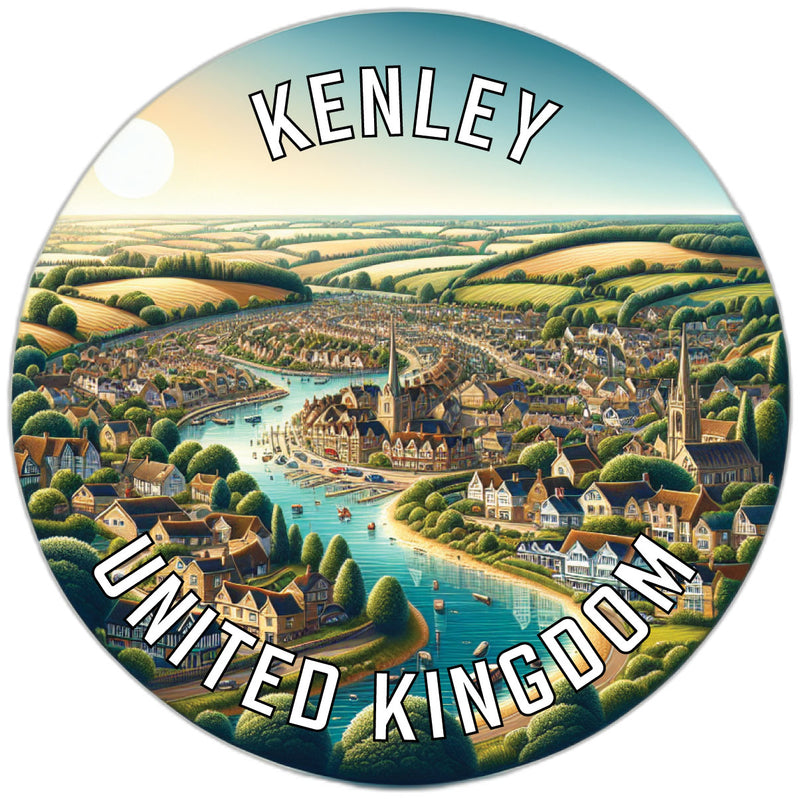 Kenley United Kingdom Souvenir Die Cut Flat Magnet 2-Inch