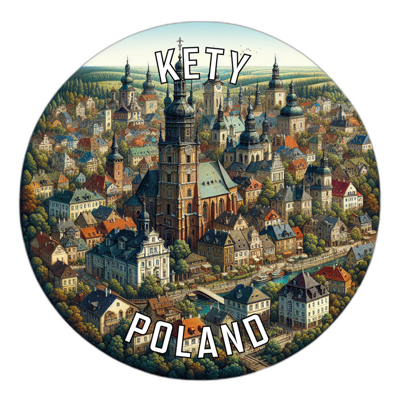 Kety Poland Souvenir Vinyl Decal Sticker 2-Inch