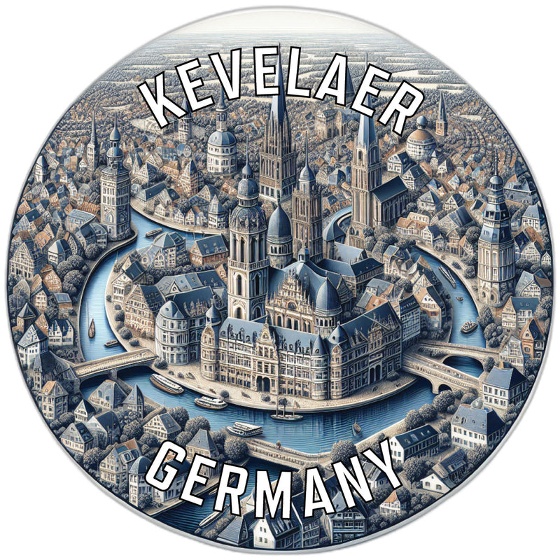 Kevelaer Germany Souvenir Die Cut Flat Magnet 6-Inch