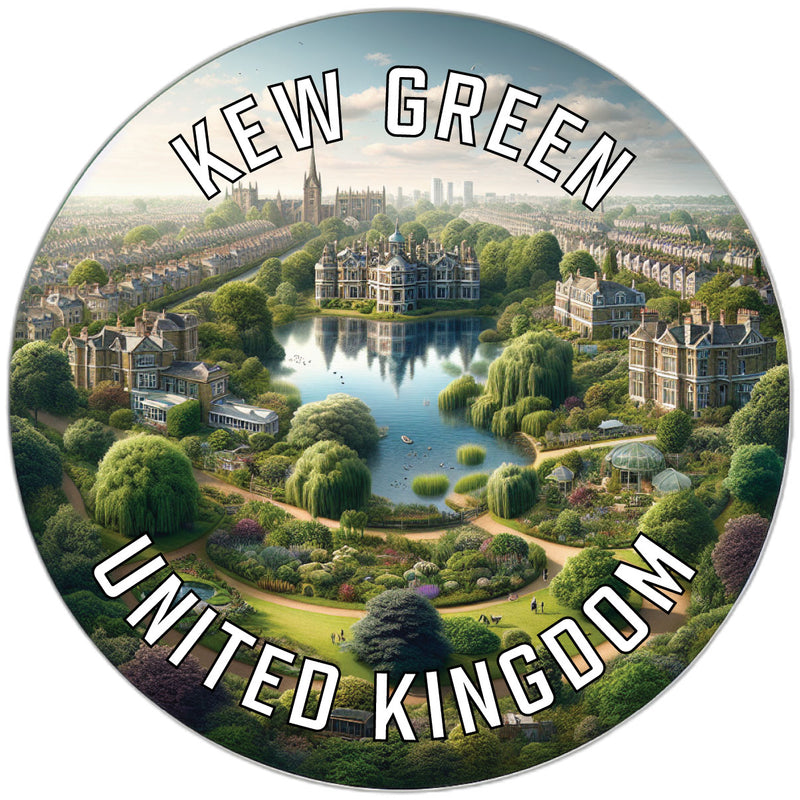 Kew Green United Kingdom Souvenir Die Cut Flat Magnet 2-Inch