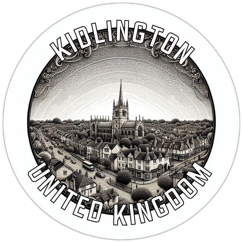 Kidlington United Kingdom Souvenir Die Cut Flat Magnet 6-Inch