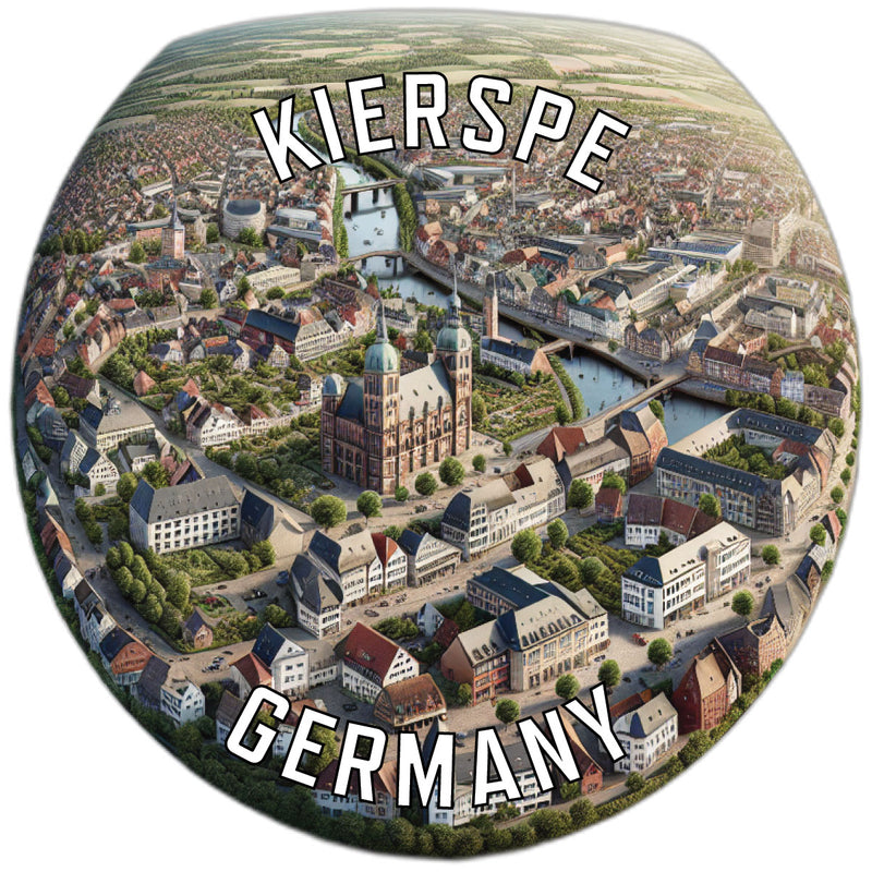 Kierspe Germany Souvenir Die Cut Flat Magnet 2-Inch
