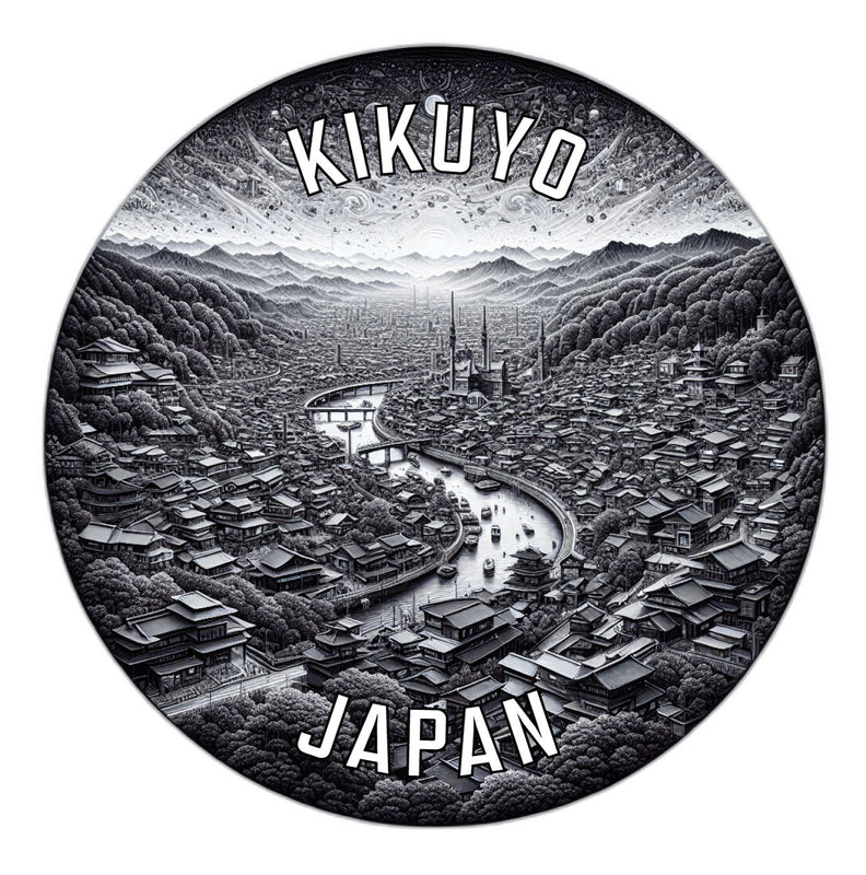 Kikuyo Japan Souvenir Die Cut Flat Magnet 2-Inch