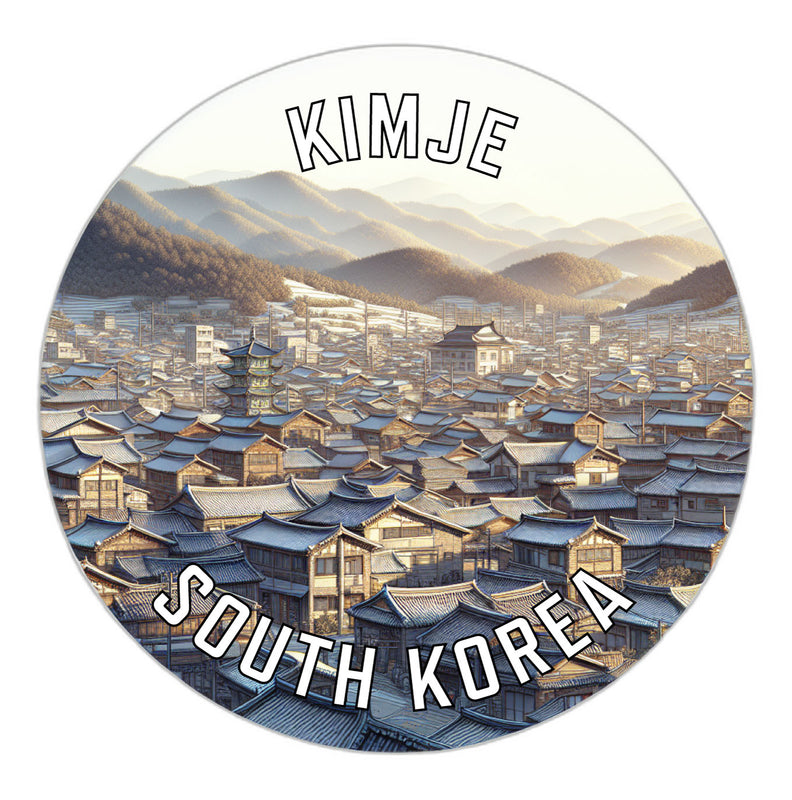 Kimje Korea South Souvenir Vinyl Decal Sticker 6-Inch
