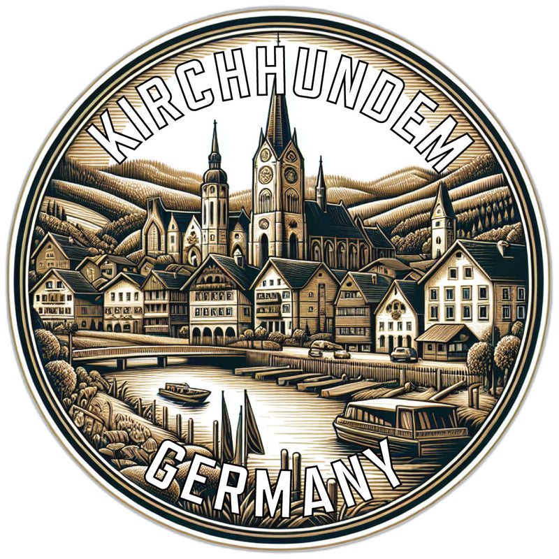 Kirchhundem Germany Souvenir Die Cut Flat Magnet 6-Inch