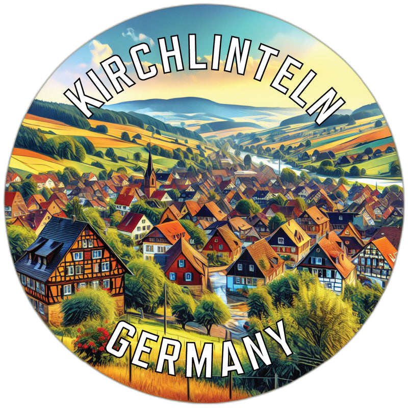 Kirchlinteln Germany Souvenir Die Cut Flat Magnet 2-Inch