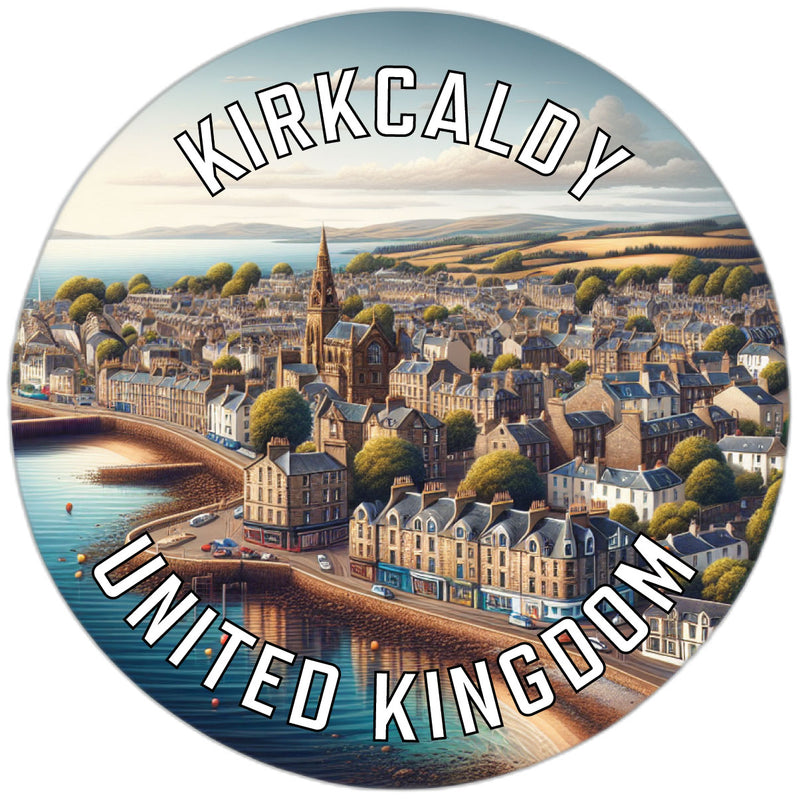 Kirkcaldy United Kingdom Souvenir Vinyl Decal Sticker 6-Inch