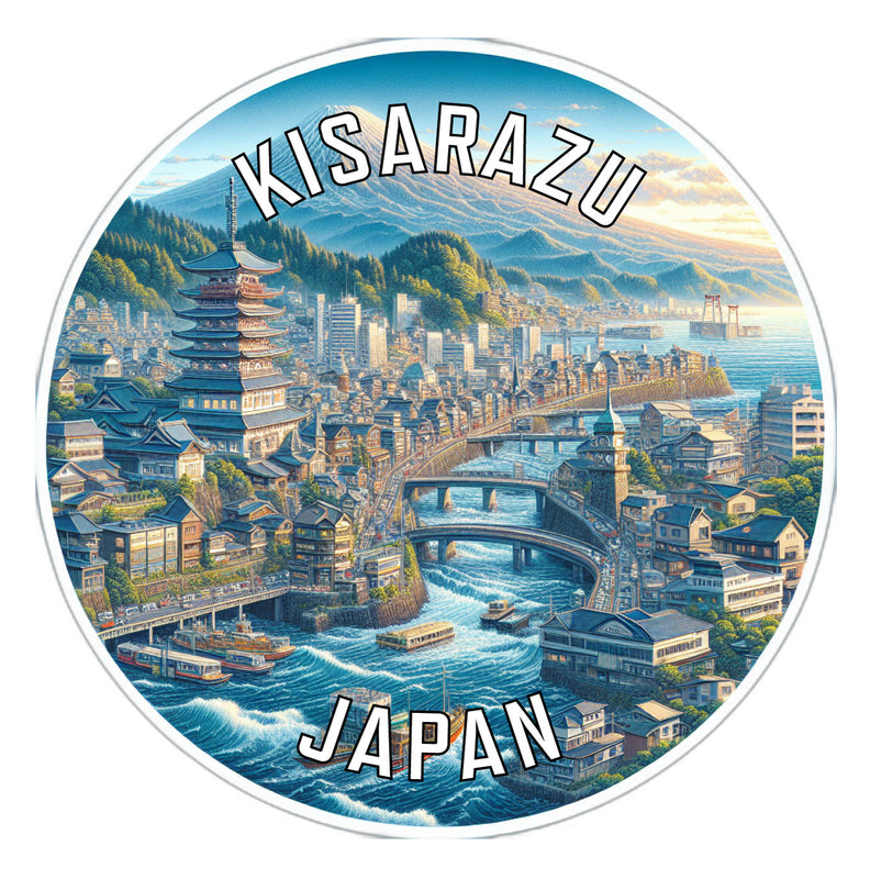 Kisarazu Japan Souvenir Vinyl Decal Sticker 2-Inch