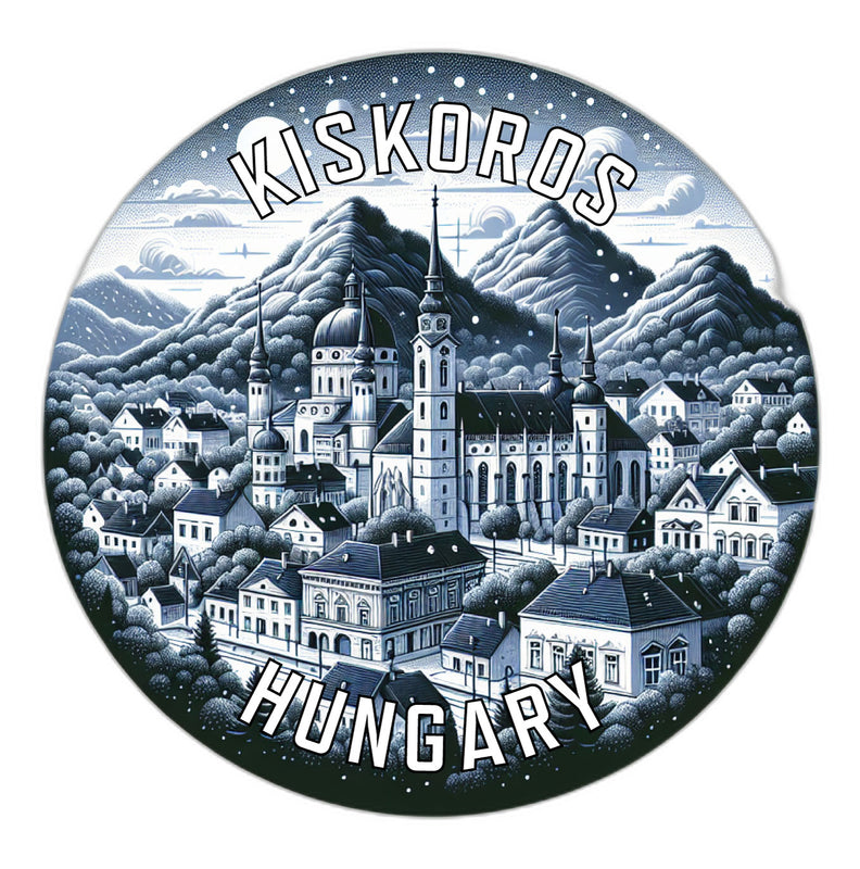 Kiskoros Hungary Souvenir Vinyl Decal Sticker 6-Inch