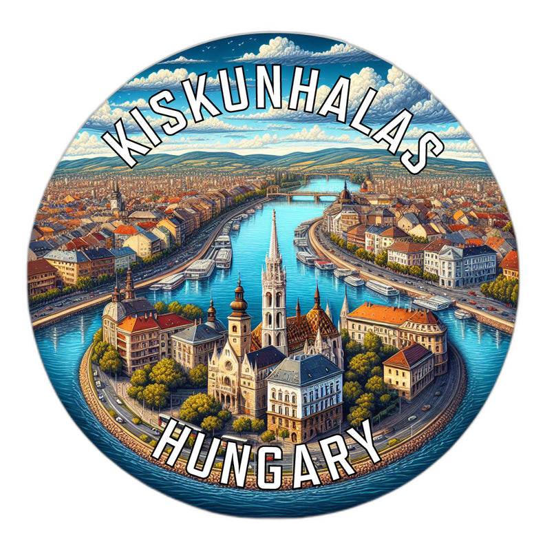Kiskunhalas Hungary Souvenir Vinyl Decal Sticker 2-Inch