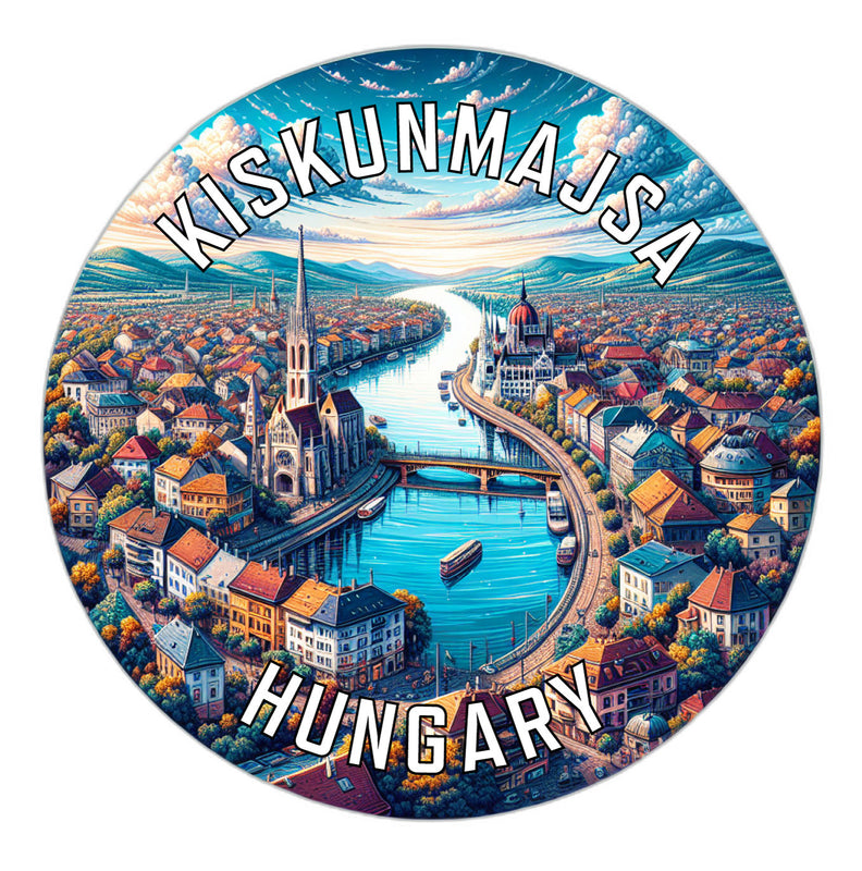 Kiskunmajsa Hungary Souvenir Die Cut Flat Magnet 3-Inch