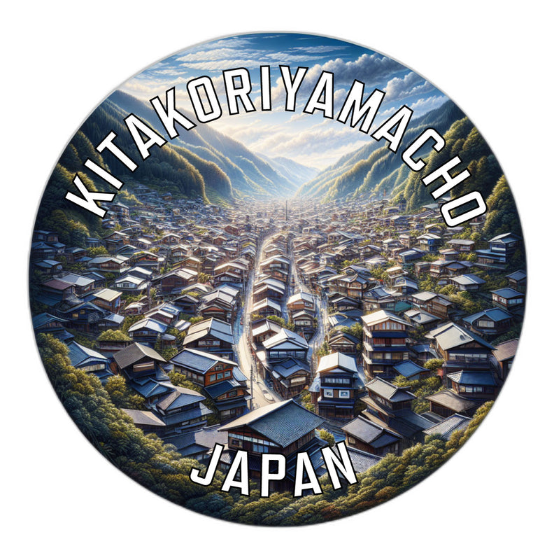 Kitakoriyamacho Japan Souvenir Vinyl Decal Sticker 2-Inch
