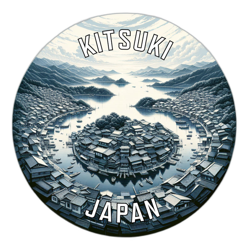 Kitsuki Japan Souvenir Vinyl Decal Sticker 2-Inch