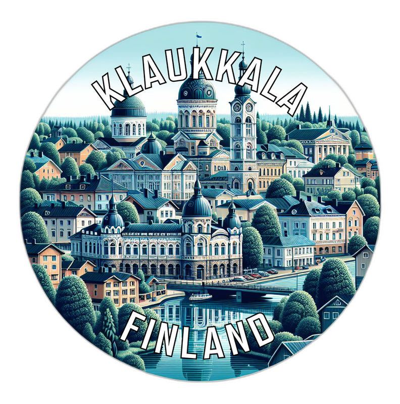 Klaukkala Finland Souvenir Die Cut Flat Magnet 2-Inch