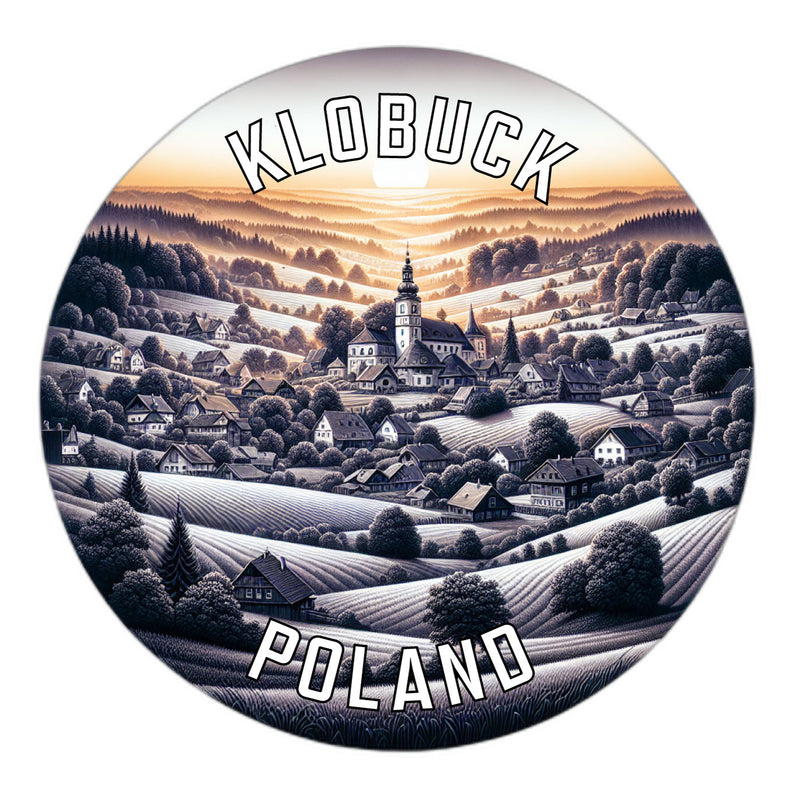 Klobuck Poland Souvenir Vinyl Decal Sticker 6-Inch